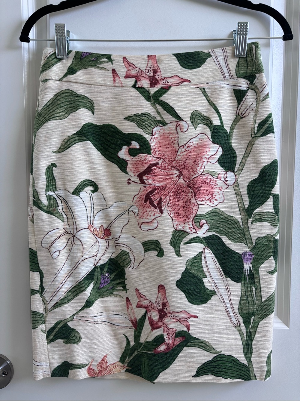 Floral Ann Taylor Pencil Skirt